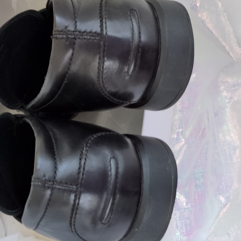 Calvin Klein Men's Elegant Black Slip-Ons Sz 11 1/2 M - Picture 3 of 5